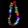 Collar Flores Hawaiano Luminoso Led Disfraz Cotillon Fiesta - Imagen 3