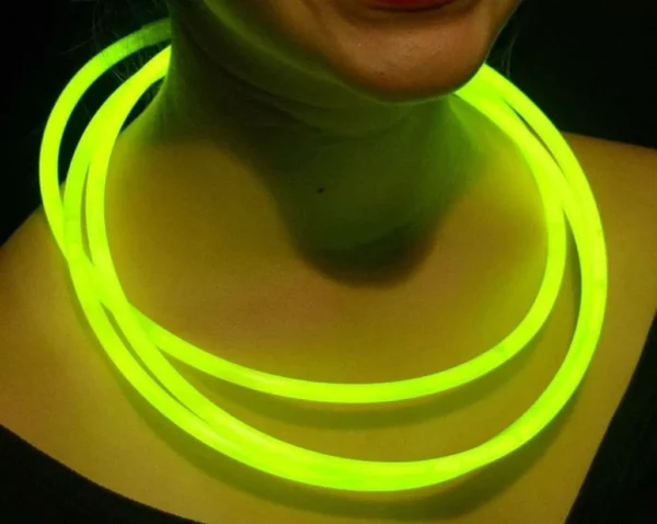 Collares Luminosos Quimicos Cotillon Neon Glow X25 Unidades - Imagen 3