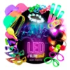 Combo Cotillon Led Luminoso 360 Articulos - 150 Personas