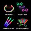 Combo Cotillon Luminoso 245 Articulos 100 Personas Led Fluo - Imagen 4