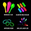 Combo Cotillon Luminoso Led 240 Articulos + Corona Y Labial! - Imagen 5