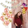 Combo Globos Cortina Feliz Cumpleaños - Imagen 5
