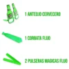 Combo Kit Estandar Fluo Sombrero San Patricio St Patrick - Imagen 2
