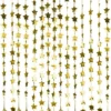 Cortina Metalizada Guirnalda Formas Estrellas - Decoracion