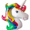 Globo Unicornio Metalizado 34cm - Cotillon Fiesta