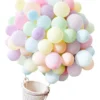 Globos Pastel Colores Surtidos 23 Cm - 9 Pulgadas X 50u - Imagen 3