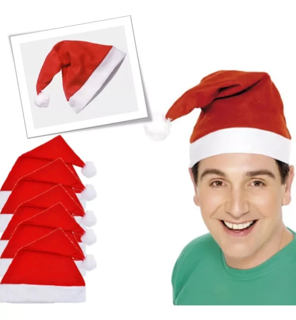 Gorro Papa Noel Navidad Santa Claus - Oferta - Imagen 3