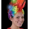 Peluca Punk Multicolor Con Led - Imagen 2