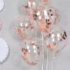 Set 10 Globos Color Y Cristal Confeti - Imagen 4