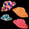 Sombreros Gorros Cowboy Fluo Cotillon - Fiesta Fluo X10 - Imagen 2