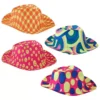 Sombreros Gorros Cowboy Fluo Cotillon - Fiesta Fluo X10 - Imagen 3