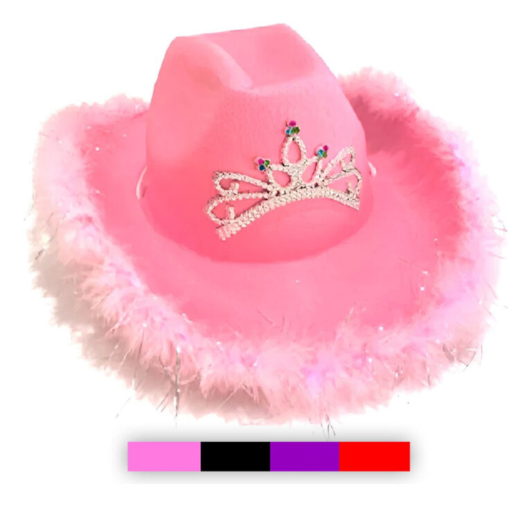 cowboy/plumas/corona/rosa