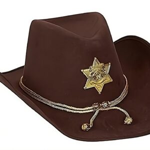 Sombrero Cowboy Marron Sheriff Texas