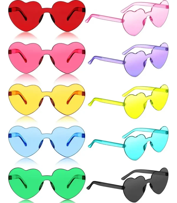 Anteojos Acrilicos de Corazon