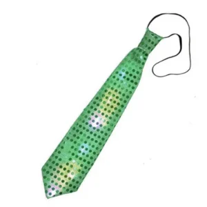 corbata-verde-lentejuelas