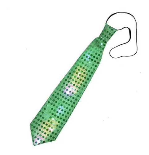corbata-verde-lentejuelas