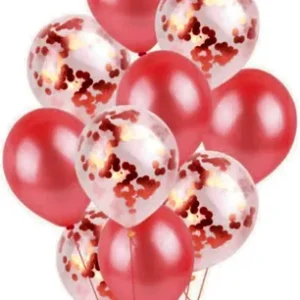 set-10-globos-rojo